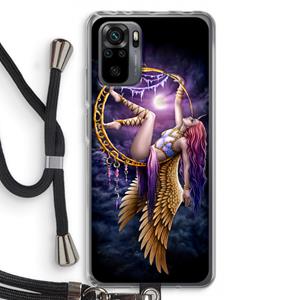 CaseCompany Aerial Angel: Xiaomi Redmi Note 10 Pro Transparant Hoesje met koord