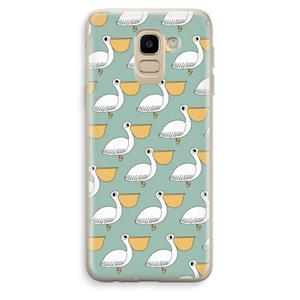 CaseCompany Pelican: Samsung Galaxy J6 (2018) Transparant Hoesje