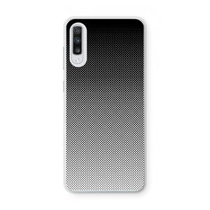CaseCompany Musketon Halftone: Samsung Galaxy A70 Transparant Hoesje