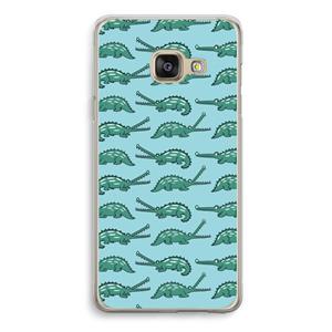 CaseCompany Kroko: Samsung Galaxy A3 (2016) Transparant Hoesje