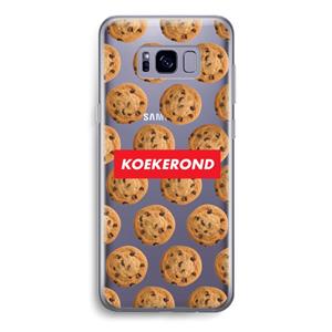 CaseCompany Koekerond: Samsung Galaxy S8 Transparant Hoesje