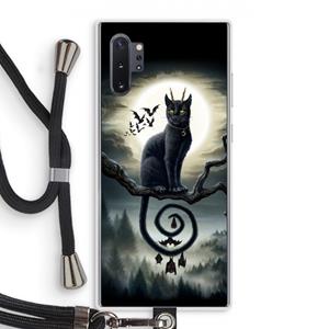CaseCompany Moonlight Companions: Samsung Galaxy Note 10 Plus Transparant Hoesje met koord
