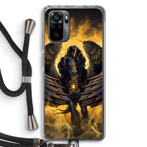 CaseCompany Pegasus: Xiaomi Redmi Note 10 Pro Transparant Hoesje met koord