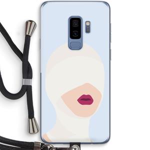 CaseCompany Incognito: Samsung Galaxy S9 Plus Transparant Hoesje met koord