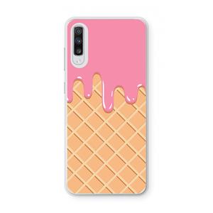 CaseCompany Ice cream: Samsung Galaxy A70 Transparant Hoesje