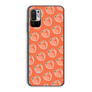 CaseCompany Just peachy: Xiaomi Redmi Note 10 5G Transparant Hoesje