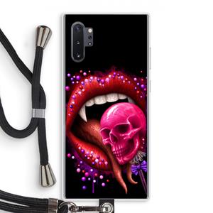 CaseCompany Dodelijk zoet: Samsung Galaxy Note 10 Plus Transparant Hoesje met koord