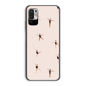CaseCompany Dancing #1: Xiaomi Redmi Note 10 5G Transparant Hoesje