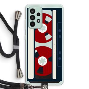 CaseCompany Here's your tape: Samsung Galaxy A52s 5G Transparant Hoesje met koord