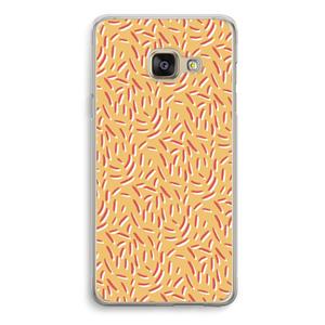CaseCompany Camouflage: Samsung Galaxy A3 (2016) Transparant Hoesje
