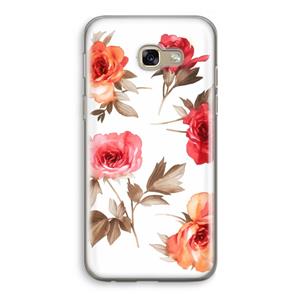 CaseCompany Roosjes: Samsung Galaxy A5 (2017) Transparant Hoesje