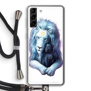 CaseCompany Child Of Light: Samsung Galaxy S21 Plus Transparant Hoesje met koord
