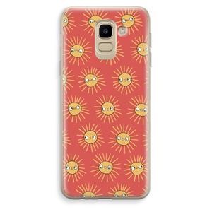 CaseCompany Zon: Samsung Galaxy J6 (2018) Transparant Hoesje