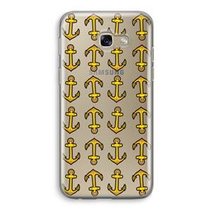 CaseCompany Musketon Anchor: Samsung Galaxy A5 (2017) Transparant Hoesje