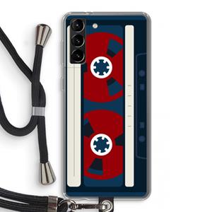 CaseCompany Here's your tape: Samsung Galaxy S21 Plus Transparant Hoesje met koord