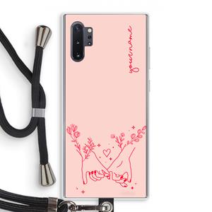 CaseCompany Best Friends: Samsung Galaxy Note 10 Plus Transparant Hoesje met koord