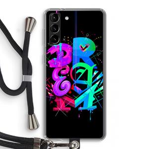 CaseCompany Dream: Samsung Galaxy S21 Plus Transparant Hoesje met koord