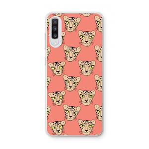 CaseCompany Tijger: Samsung Galaxy A70 Transparant Hoesje