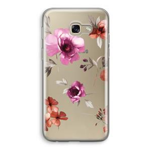 CaseCompany Geschilderde bloemen: Samsung Galaxy A5 (2017) Transparant Hoesje