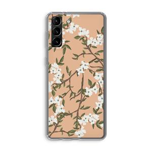 CaseCompany Blossoming spring: Samsung Galaxy S21 Plus Transparant Hoesje