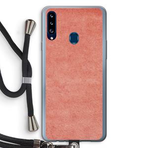 CaseCompany Marrakech Walls: Samsung Galaxy A20s Transparant Hoesje met koord