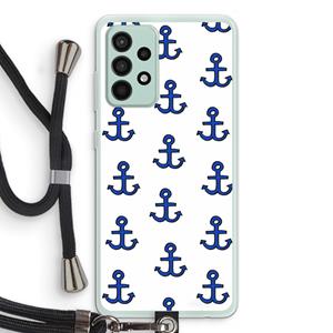 CaseCompany Ankers: Samsung Galaxy A52s 5G Transparant Hoesje met koord