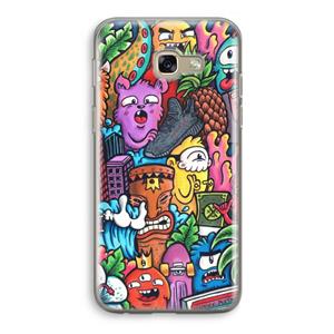 CaseCompany Vexx Mixtape: Samsung Galaxy A5 (2017) Transparant Hoesje