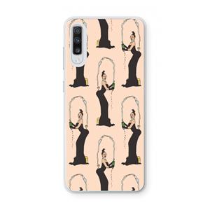 CaseCompany Pop Some Kim: Samsung Galaxy A70 Transparant Hoesje