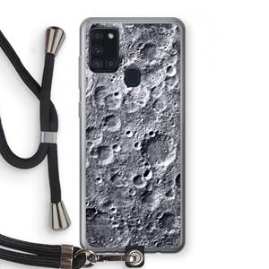 CaseCompany Maanlandschap: Samsung Galaxy A21s Transparant Hoesje met koord