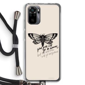 CaseCompany Good or bad: Xiaomi Redmi Note 10 Pro Transparant Hoesje met koord