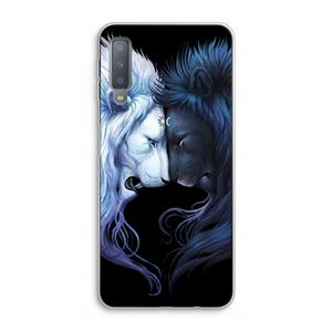 CaseCompany Brotherhood: Samsung Galaxy A7 (2018) Transparant Hoesje