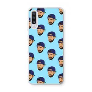 CaseCompany Drake Away: Samsung Galaxy A70 Transparant Hoesje