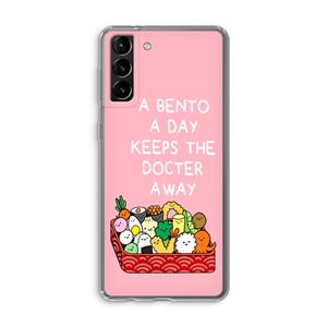 CaseCompany Bento a day: Samsung Galaxy S21 Plus Transparant Hoesje