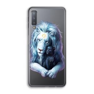 CaseCompany Child Of Light: Samsung Galaxy A7 (2018) Transparant Hoesje