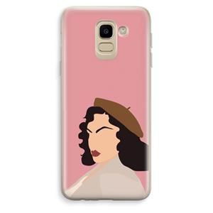 CaseCompany Confidence: Samsung Galaxy J6 (2018) Transparant Hoesje