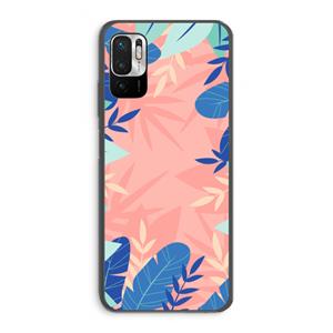 CaseCompany Tropisch: Xiaomi Redmi Note 10 5G Transparant Hoesje