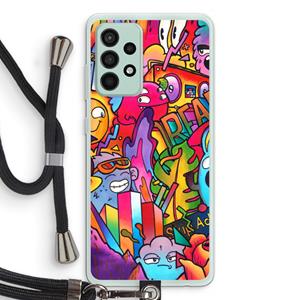 CaseCompany Dreams: Samsung Galaxy A52s 5G Transparant Hoesje met koord