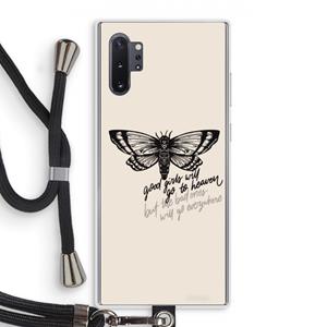 CaseCompany Good or bad: Samsung Galaxy Note 10 Plus Transparant Hoesje met koord