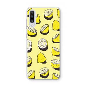 CaseCompany When Life Gives You Lemons...: Samsung Galaxy A70 Transparant Hoesje