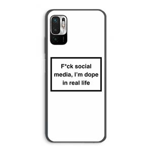 CaseCompany I'm dope: Xiaomi Redmi Note 10 5G Transparant Hoesje