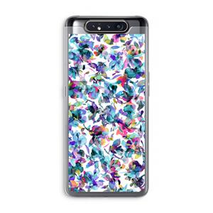 CaseCompany Hibiscus Flowers: Samsung Galaxy A80 Transparant Hoesje