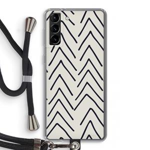 CaseCompany Marrakech Arrows: Samsung Galaxy S21 Plus Transparant Hoesje met koord