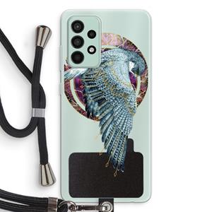 CaseCompany Golden Falcon: Samsung Galaxy A52s 5G Transparant Hoesje met koord