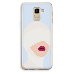 CaseCompany Incognito: Samsung Galaxy J6 (2018) Transparant Hoesje