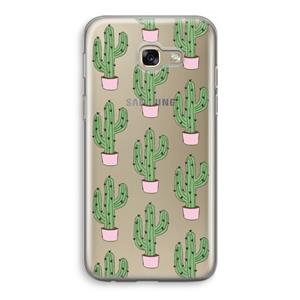 CaseCompany Cactus Lover: Samsung Galaxy A5 (2017) Transparant Hoesje