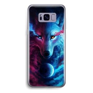 CaseCompany Where Light And Dark Meet: Samsung Galaxy S8 Transparant Hoesje