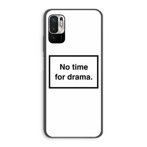 CaseCompany No drama: Xiaomi Redmi Note 10 5G Transparant Hoesje