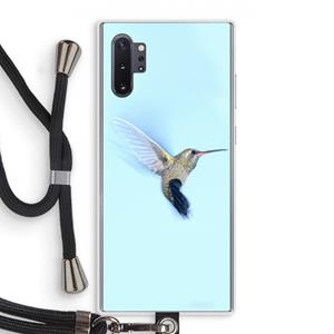CaseCompany Kolibri: Samsung Galaxy Note 10 Plus Transparant Hoesje met koord