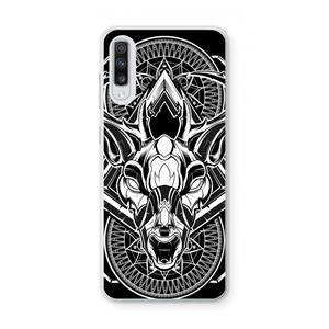 CaseCompany Oh Deer: Samsung Galaxy A70 Transparant Hoesje
