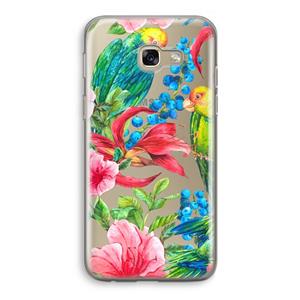 CaseCompany Papegaaien: Samsung Galaxy A5 (2017) Transparant Hoesje